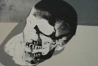 Black and White Skull