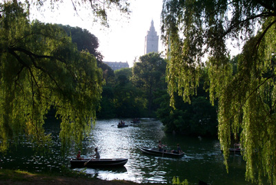 Rowboating in Central Park